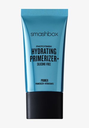 Smashbox Photo Finish Hydrating Primerizer+ tube i blå med sort hætte, mærket silikonefri fugtgivende ansigtsprimer.