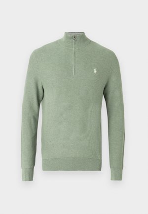 LONG SLEEVE PULLOVER - Strickpullover - fern green heather