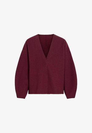 VILA, VIJUICE LOOSE L/S JACKET - NOOS - Kardigan - port royale