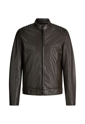 Strellson, Lederjacke - dunkelbraun
