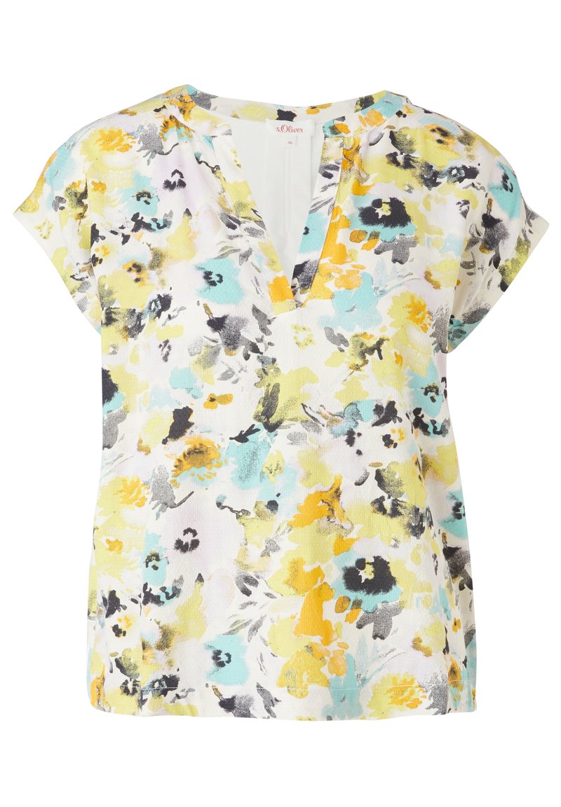 s.Oliver T-shirt print crème