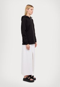 MICHAEL Michael Kors CLASSIC ZIP UP RAGLAN HOODIE - Lukuga pusa - black