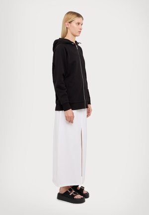 CLASSIC ZIP UP RAGLAN HOODIE - Lukuga pusa - black