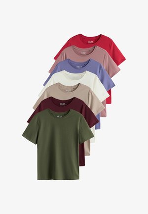 Next, SLIMLINE CREW NECK T-SHIRTS 7 PACK - T-shirts basic - multi
