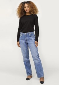 Ellos Collection Langarmshirt - tiefschwarz