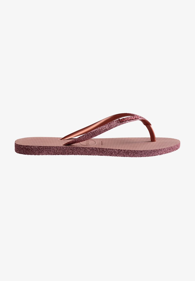 Havaianas SLIM SPARKLE II CROCUS - Chanclas de dedo - rose golden blush