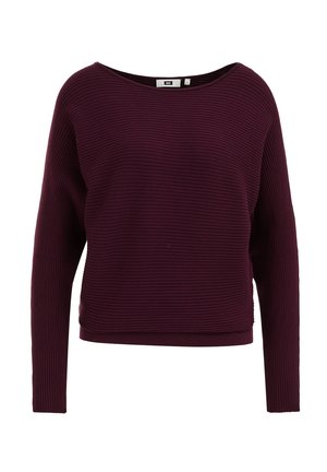 WE Fashion, Pullover - aubergine