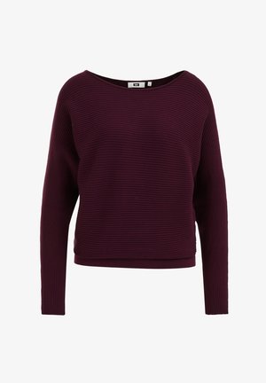 WE Fashion, Pullover - aubergine