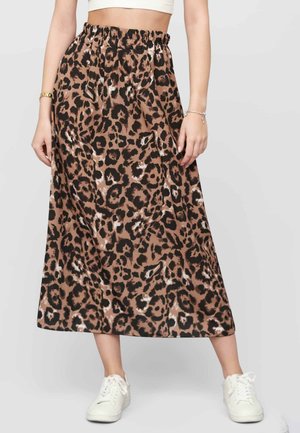 Cloud 5ive LONGFORM - A-line skirt - brown black
