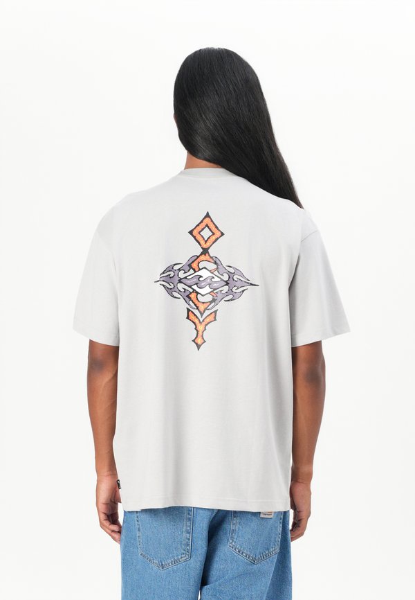 OCCY UNISEX - Print T-shirt - silver