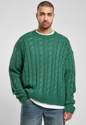 Strickpullover - green