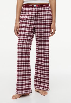 Tommy Hilfiger, FLANNEL PYJAMA PANT - HERITAGE - Bas de pyjama - light pink