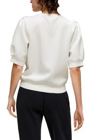 s.Oliver KURZARM - Basic T-shirt - creme