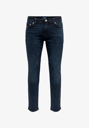 Only & Sons, Slim fit ONSLOOM - Slimfit džínsy - blue black denim