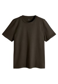 THE SET REGULAR FIT - 7 PACK REGULAR SHORT SLEEVE - T-paita - black burgundy dark khaki light green