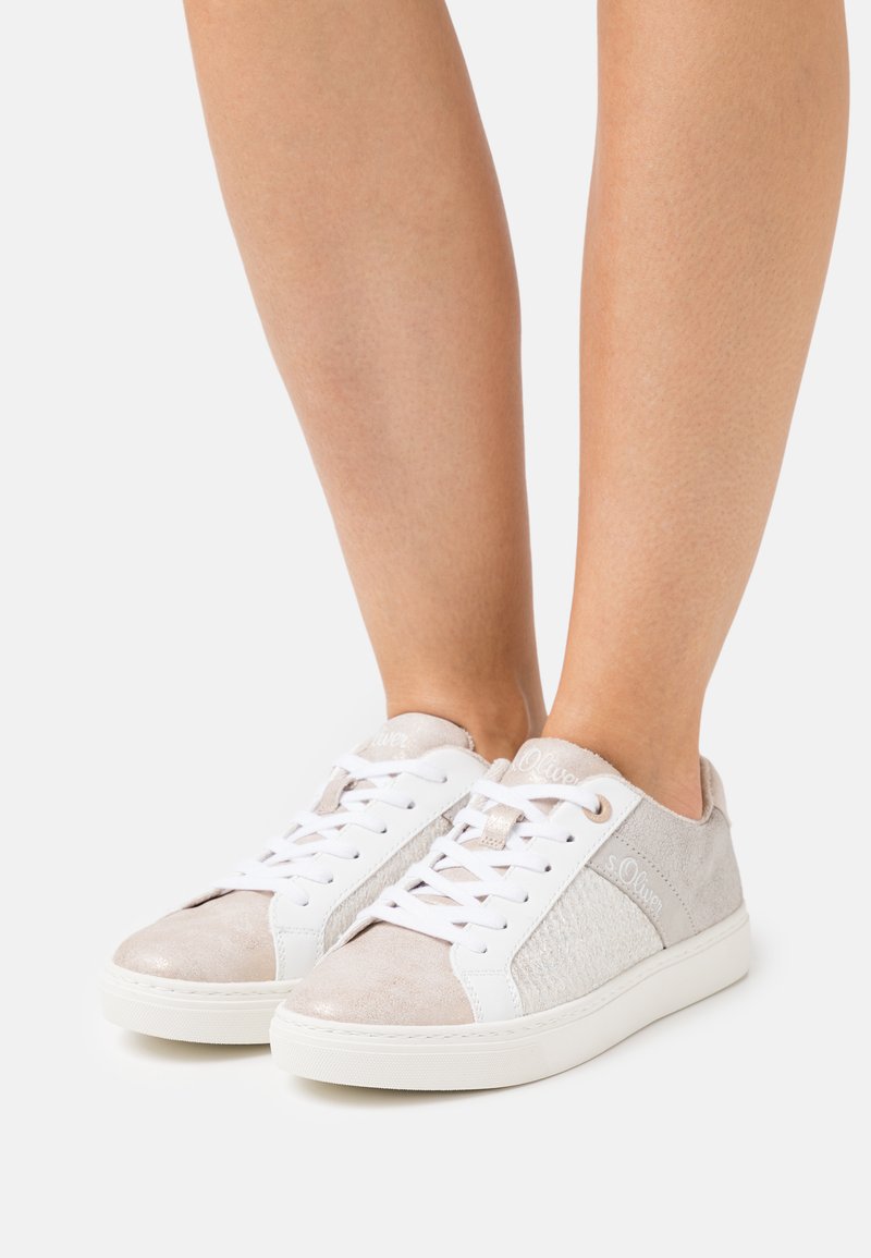 s.Oliver LACE UP - Sneaker low - light pink