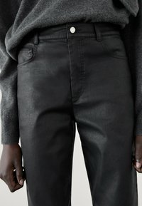 Massimo Dutti Jeans straight leg - black