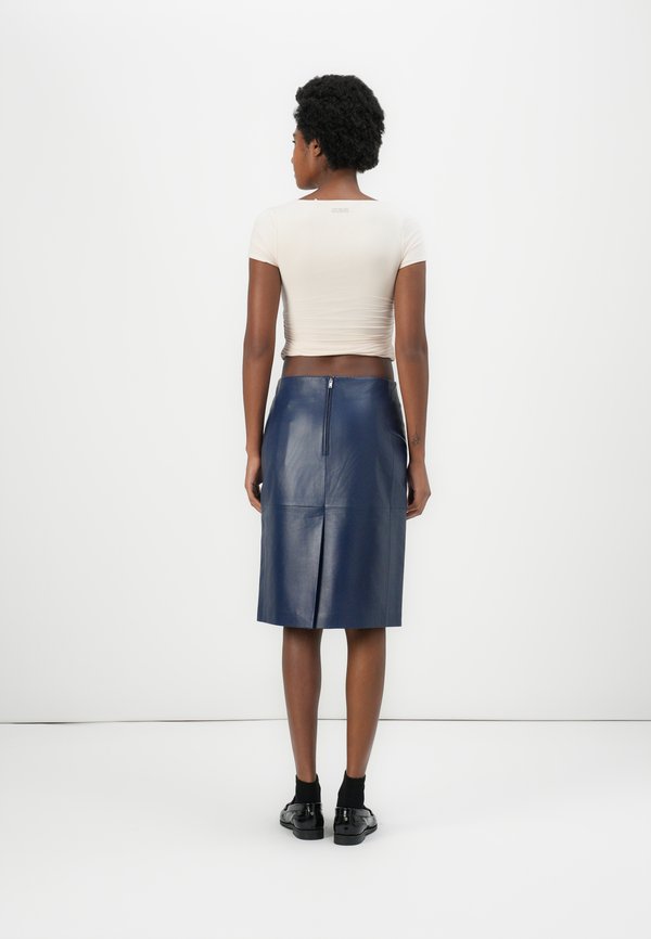 JAYAN - Leather skirt4