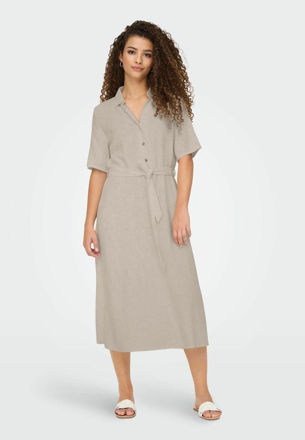 SAY MIDI NOOS - Blusenkleid - oatmeal