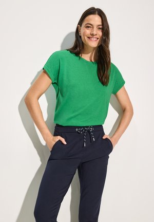 Street One GLITZER  - T-Shirt basic - grün