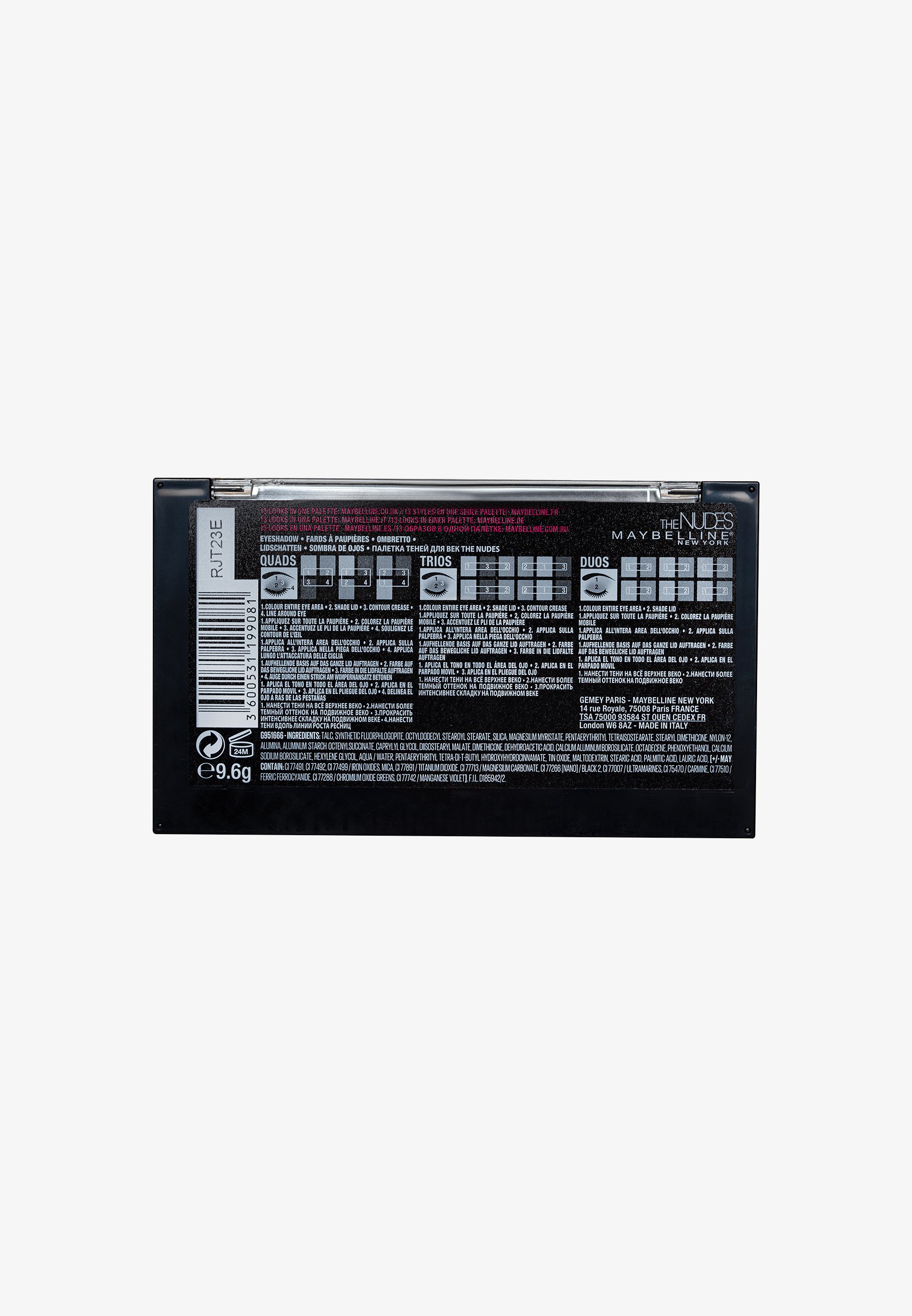 Maybelline New York BESTSELLER GIFT SET - Make-upset - very black/the  nudes/transparent/zwart - Zalando.nl