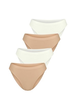 4ER PACK - Slip - beige   weiß