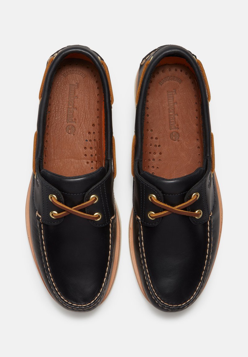 Timberland VIBRAM CRAFTED BOAT 2 EYE - Boat shoes - navy