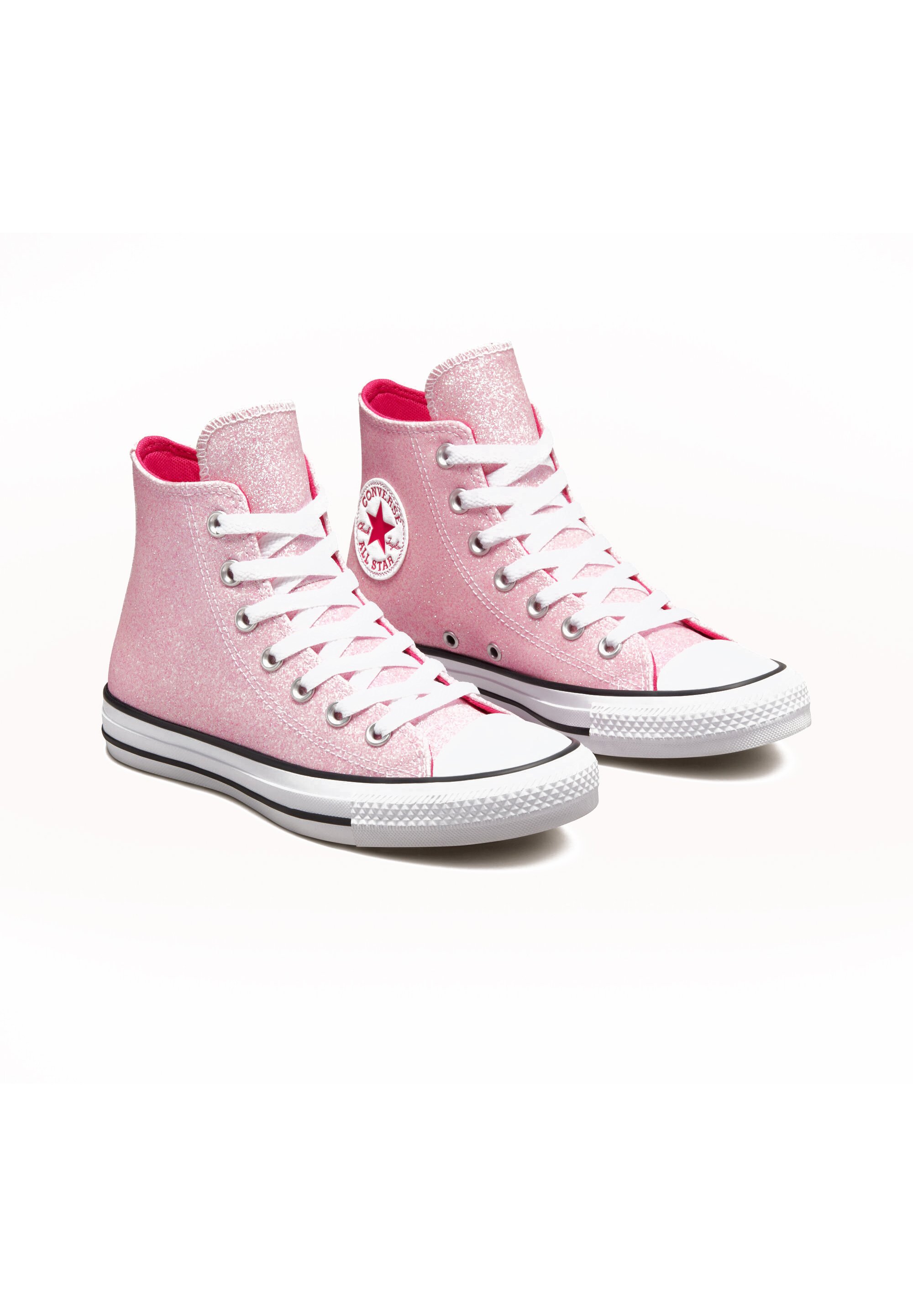 Converse CT ALL STAR GLITTER HI - Zapatillas altas - rosa - Zalando.es