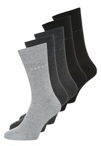 SOLID-MIX 5-PACK - Socken - black