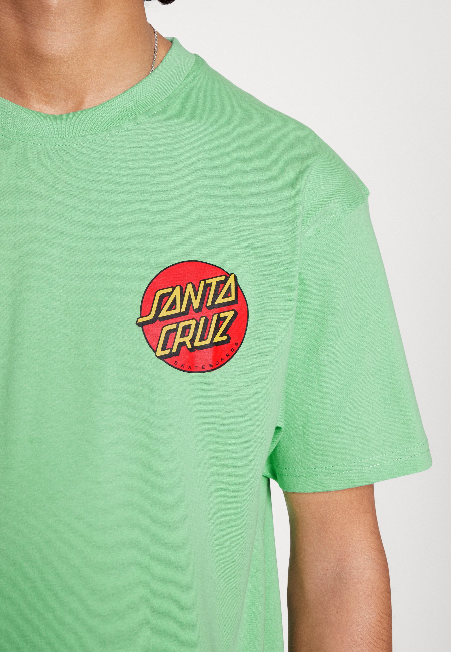 Santa Cruz CLASSIC DOT CHEST - Print T-shirt - apple mint