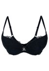 SUPERBOOST PADDED PLUNGE BRA - Push-up krūšturis - black