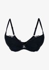 SUPERBOOST PADDED PLUNGE BRA - Push up-bh - black