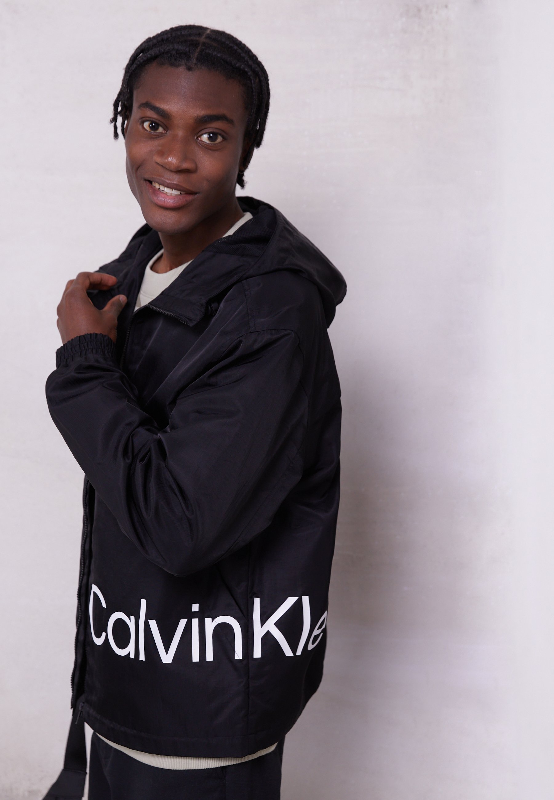 Calvin Klein Jeans COLORBLOCK JACKET Summer jacket black Zalando