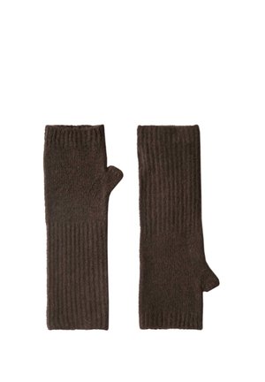 Street One FEINSTRICK ARMWÄRMER IN UNIFARBE - Mitaines - auburn brown mel