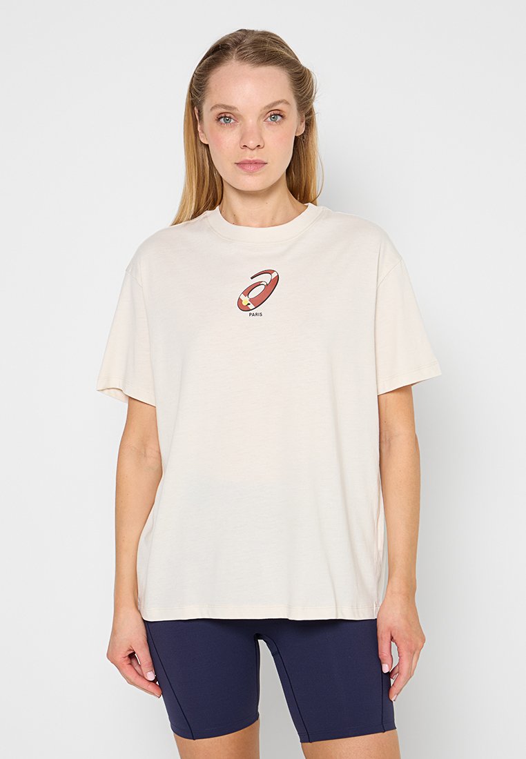 ASICS T-shirt print crème