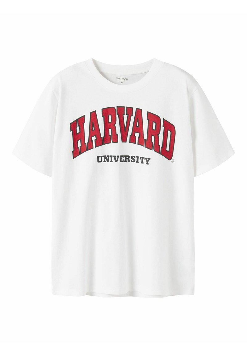 TWO SOON COLLEGE - Print T-shirt - bright white