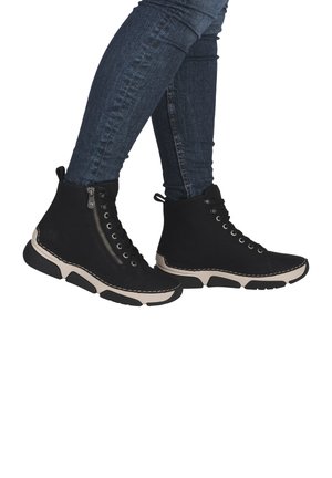Rieker Lace-up ankle boots - schwarz