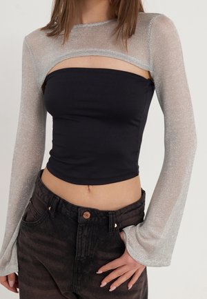 Top s dlouhým rukávem - silver-coloured