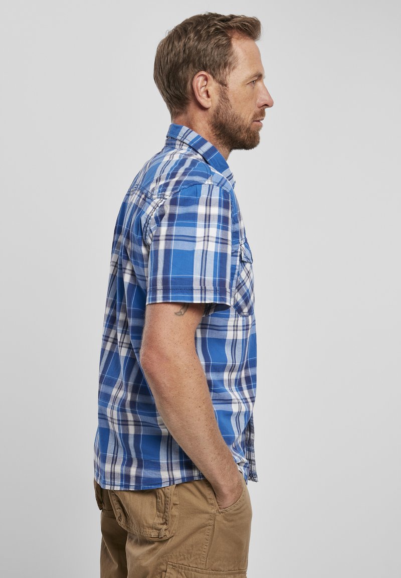Herren Freizeithemden | Brandit ROADSTAR Hemd blue/blau - MK73168 Herren Freizeithemden | Brandit ROADSTAR Hemd blue/blau - MK73168