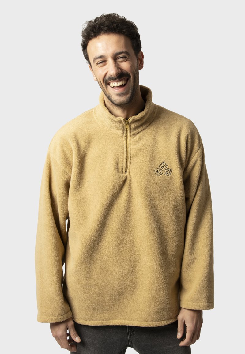 Kaotiko NO RISK UNISEX - Fleece trui - camel