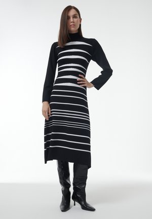 MONOCHROME KNITTED - Etuikleid - black