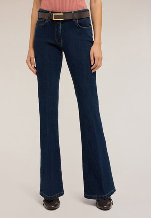 FLARE RINSE - Flared Jeans - blu