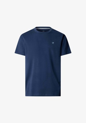 Hackett London, HACKETT LONDON BASIC T-SHIRT SS LOGO TEE - Základné tričko - navy
