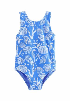 Next TIE SHOULDER STANDARD - Maillot de bain - blue shell