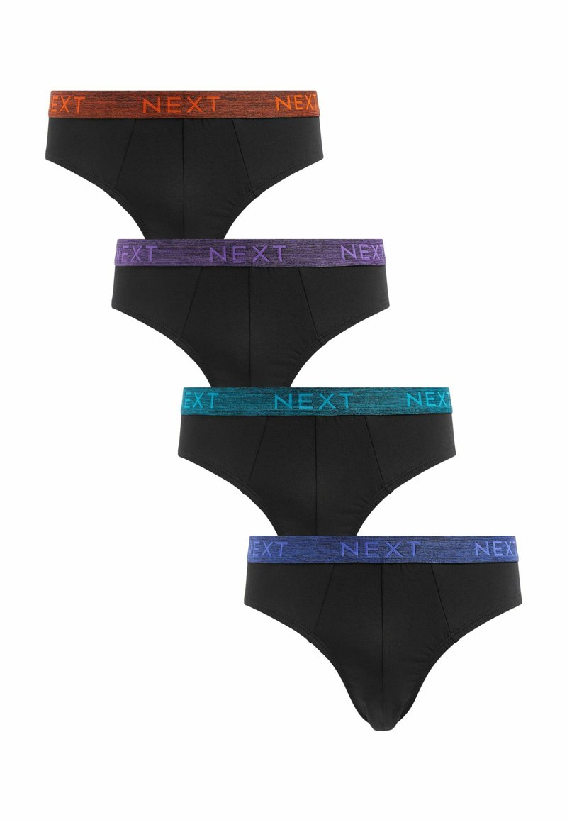 Next 4 PACK - Īsās apakšbikses - black marl waistband