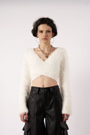 HUSK TOP - Πουλόβερ - ecru