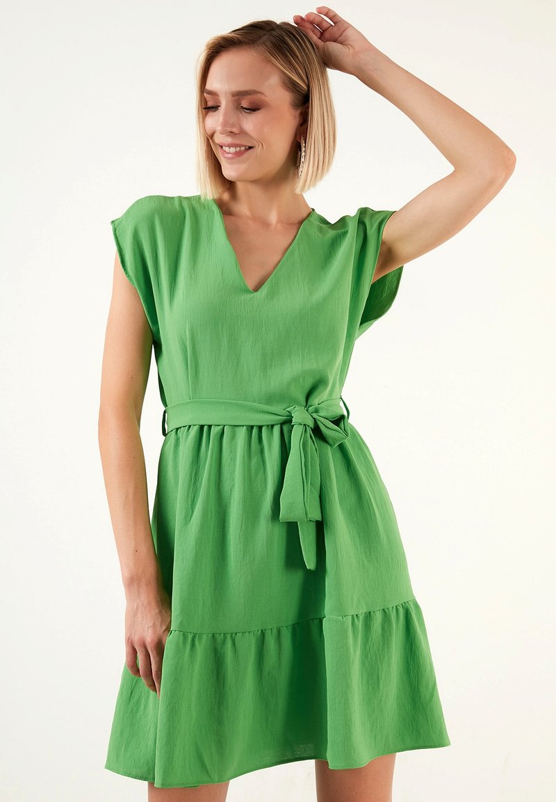 LELA REGULAR FIT - Day dress - benetton color/green - Zalando