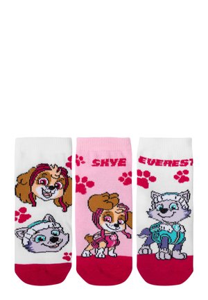 Paw Patrol 3ER PACK PAW PATROL - Socken - rosa weiß