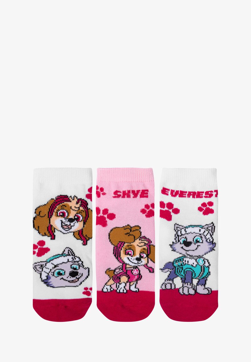 Paw Patrol 3ER PACK PAW PATROL - Socks - rosa weiß