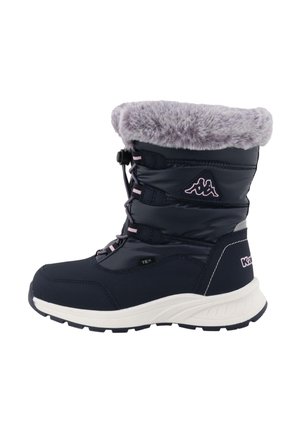 Winter boots - navy-rose